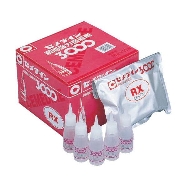 セメダイン 瞬間接着剤 3000RX(速硬化・低粘度) 20g AC-060 1本（直送品）