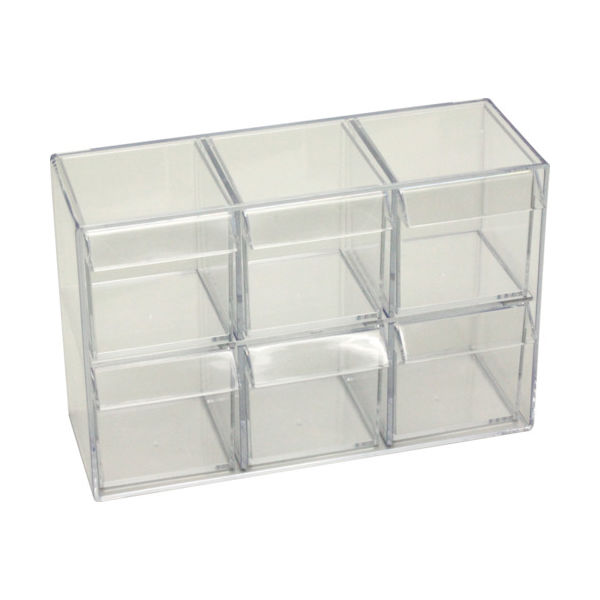 蝶プラ工業 蝶プラ ポリスチレンケース デスコP6 690656 1個 321-5920（直送品）