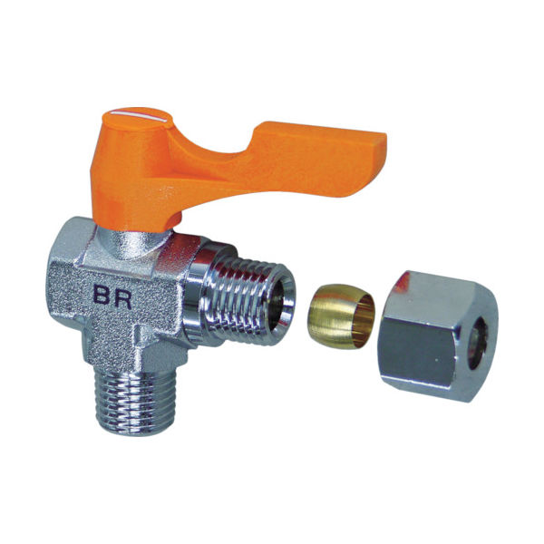 アソー ASOH エースボール リングジョイント型 PT3/8XΦ8 BR-3308 1個 382-1901（直送品）