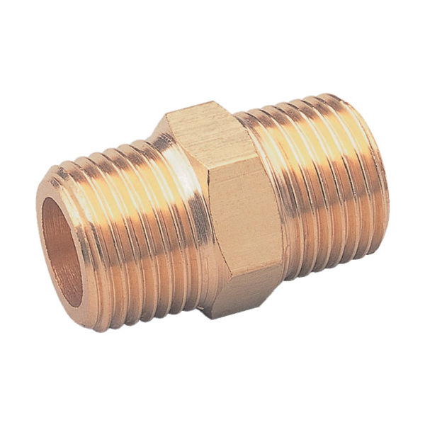 アソー ASOH 六角ニップル PT3/4 NT-1066 1個 374-1320（直送品）