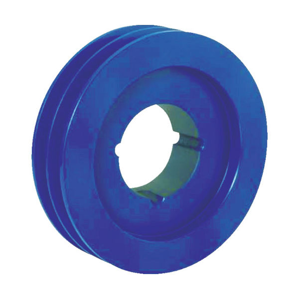 エバオン EVN ブッシングプーリー SPA 100mm 溝数2 SPA100-2 1個 380-5166（直送品）