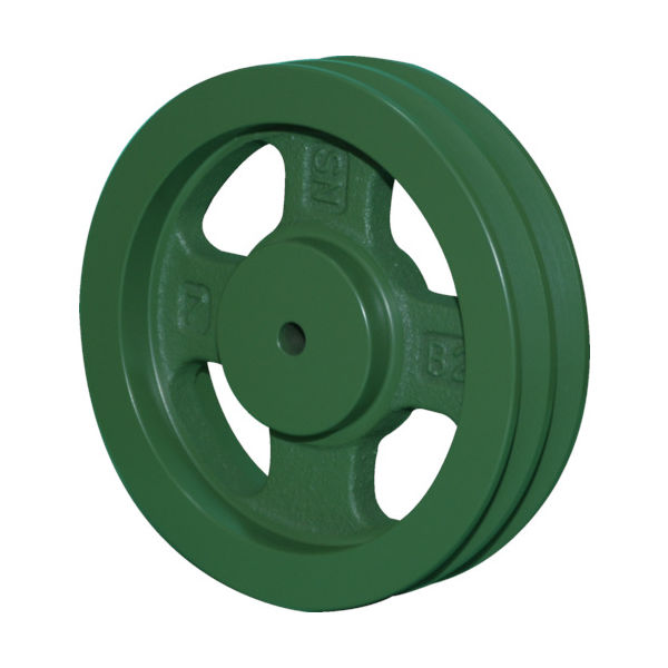 イノテック カネミツ NS 標準 Vプーリー呼び径7 B形2本掛 NS7XB2 1個 385-4990（直送品）