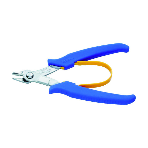 スリーピークス技研 スリーピークス ステンレス製ニッパ(リードストッパー付・バネ付) 130mm SP-31 1丁 381-9434（直送品）