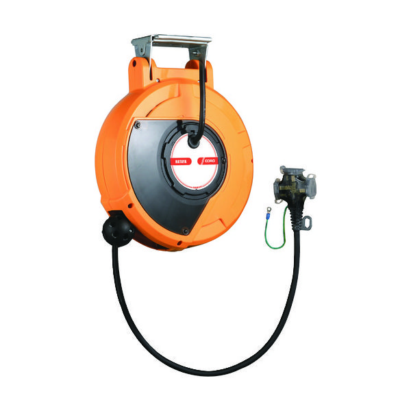 畑屋製作所 ハタヤ コードマック2 単相100V 10m 接地付 三ツ口コンセント CDS2-101TK 1台(1個) 375-5169（直送品）