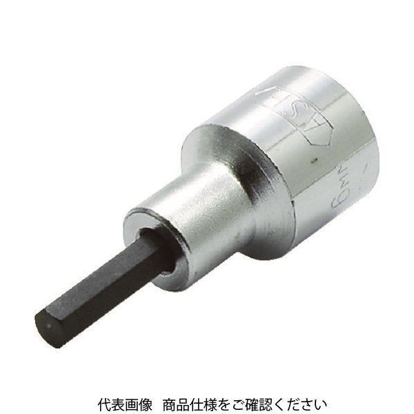 旭金属工業 ASH ソケットレンチ用ヘキサゴンソケット12.7□×10mm VX4010 1個 376-7639（直送品）