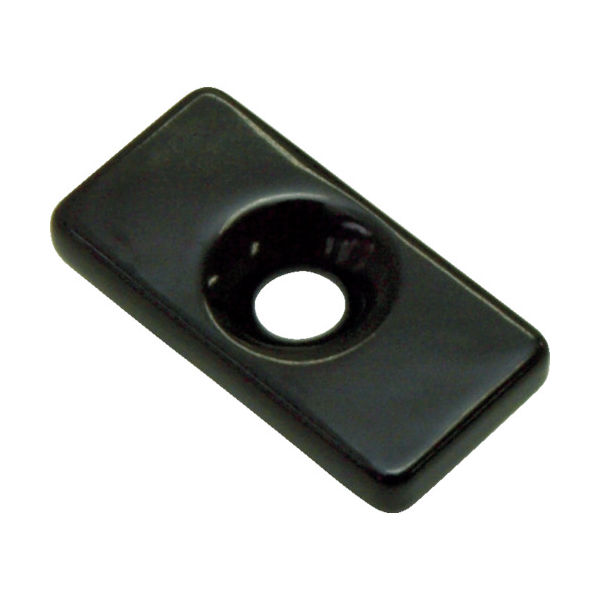 マグナ ネオジムポリアミド磁石 1袋2個入(角形・黒・穴あり) P1-4120103B 1袋(2個) 387-7612（直送品）