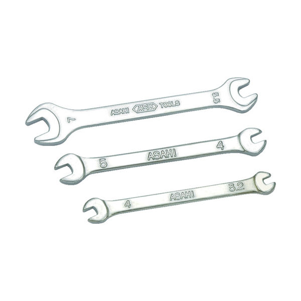 旭金属工業 ASH マイクロ両口スパナ5.5mm×7mm SMC0507 1丁(1個) 376-6454（直送品）