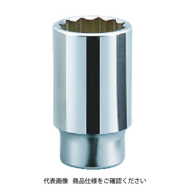 京都機械工具 KTC 19.0sq.ディープソケット(十二角) 28mm B45-28 1個 383-4255（直送品）
