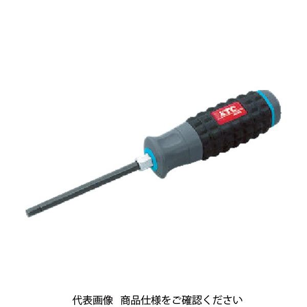 京都機械工具 KTC 樹脂柄ヘキサゴンドライバ4mm D1H-04 1本(1個) 383-6991（直送品）
