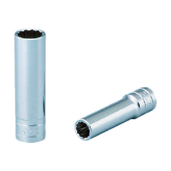 京都機械工具 KTC 9.5sq.ディープソケット(十二角)9/32inch B3L-9/32W 1個 392-1140（直送品）