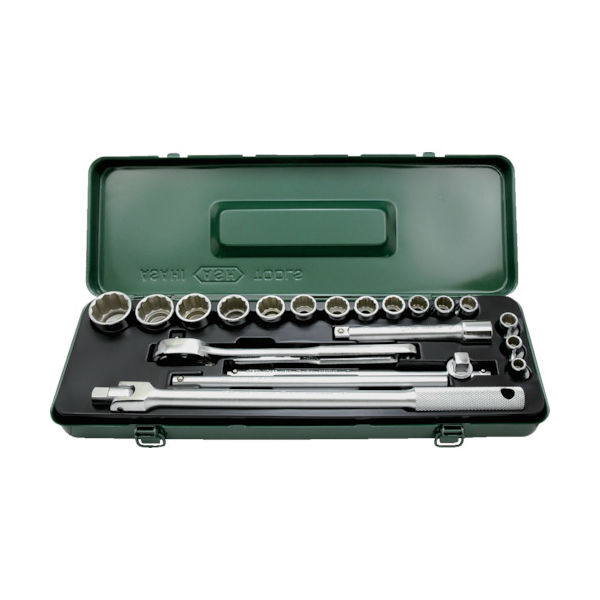 旭金属工業 ASH ソケットレンチセット12.7□×20PCS VO4151 1セット 376-7337（直送品）