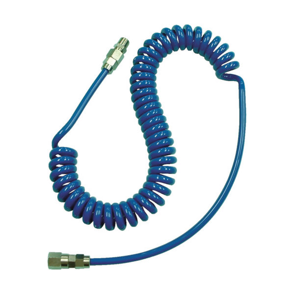 千代田通商 チヨダ ラインスパイラルホースネイビーブルー5×8mm・使用範囲4750mm WL808NB 1本 376-1801（直送品）