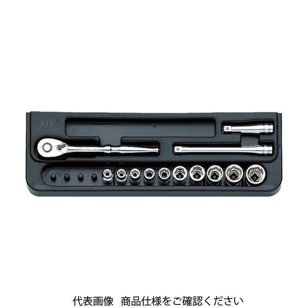 京都機械工具 KTC 6.3sq.ソケットレンチセット[17点] TB214 1セット 383-9214（直送品）