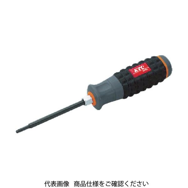 京都機械工具 KTC 樹脂柄T型いじり止めトルクスドライバT8 D1T-T8H 1本(1個) 383-7475（直送品）