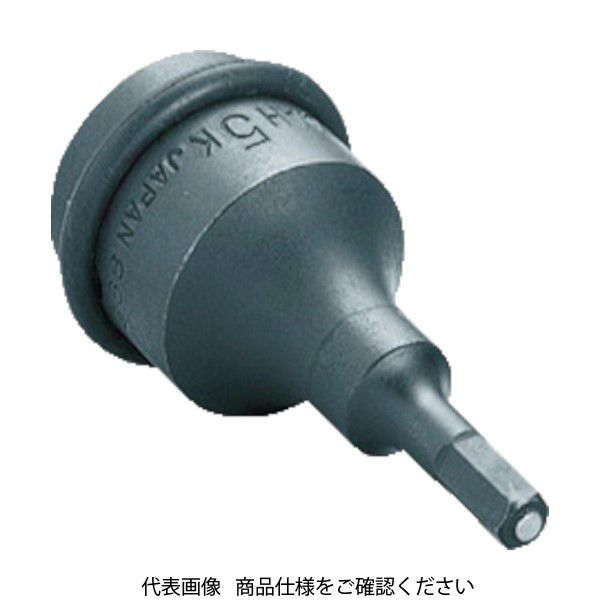 TONE インパクト用ヘキサゴンソケット(マグネット付) 6mm 4AH-06K 1個 387-5652（直送品）
