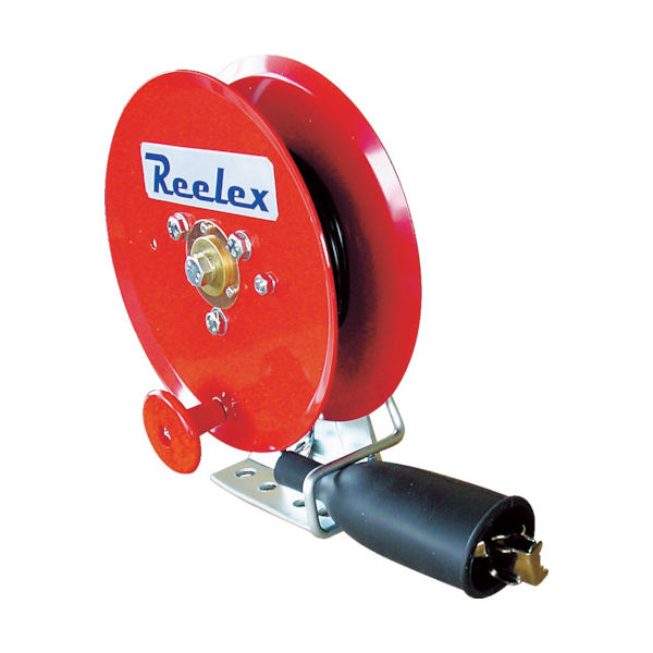 中発販売 Reelex 手動巻アースリール 0.75SQ×10m 50Aアースクリップ付 ER-410M 1台 375-4171（直送品）