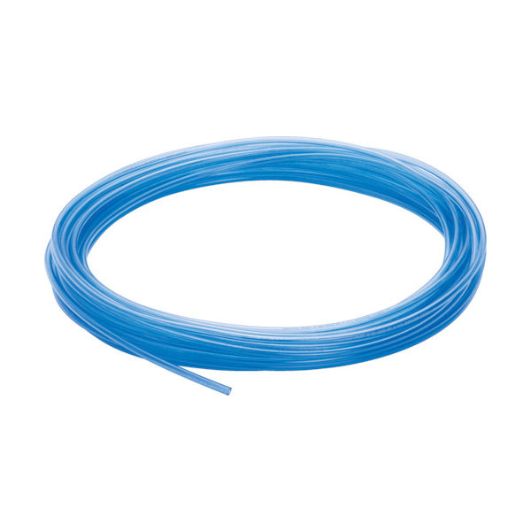 日本ピスコ ピスコ ウレタンチューブ 透明青 12X8.0 100M UB1280-100-CB 1巻 378-3308（直送品）