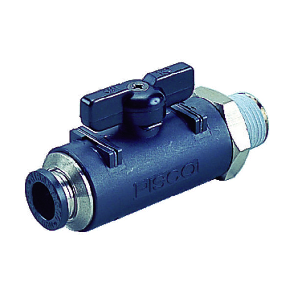 日本ピスコ ピスコ ボールバルブ 20シリーズ ストレート BVC20-0602 1個 378-0830（直送品）
