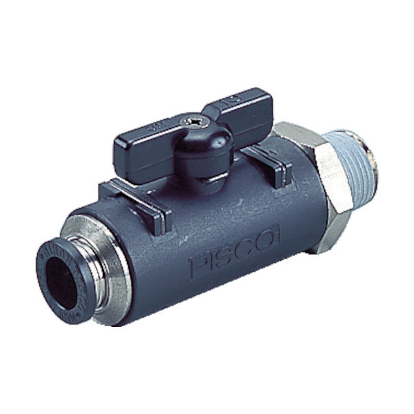 日本ピスコ ピスコ ボールバルブ 20シリーズ ストレート BVC20-0801 1個 378-0848（直送品）