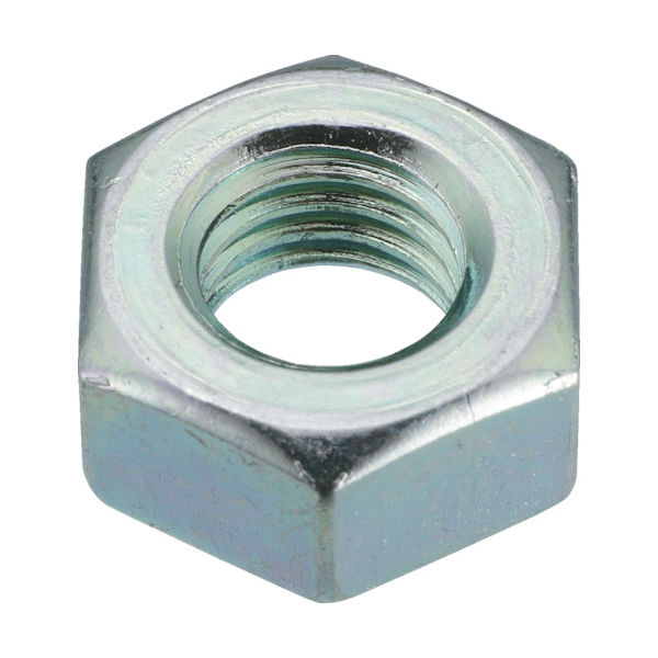 トラスコ中山 TRUSCO 六角ナット1種 三価白 M20×2.5 2個入 B724-0020 1パック(2個) 285-8100（直送品）