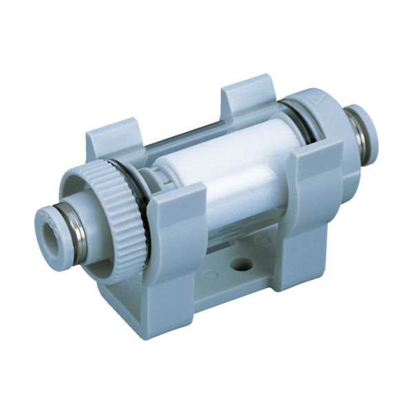 日本ピスコ ピスコ 真空用フィルタ 小型ユニオン樹脂タイプ VFU3-1010P 1個 378-3499（直送品）