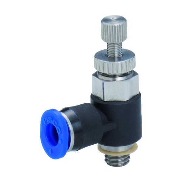 日本ピスコ PISCO スピードコントローラ エルボ SJSC4-M5A 1個 378-2999（直送品）