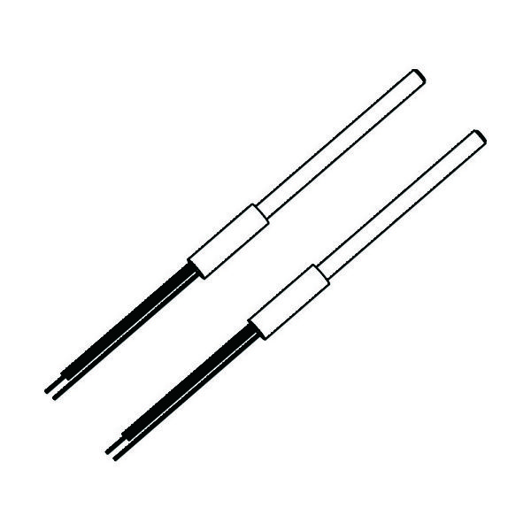 白光 ヒーター 26Vー65W 2本入 A1578 1個(2本) 390-4776（直送品）