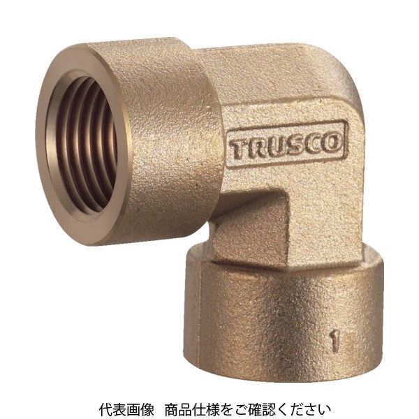 トラスコ中山 TRUSCO ねじ込み継手 エルボ RC1/8XRC1/8 TN-21L 1個 257-6678（直送品）