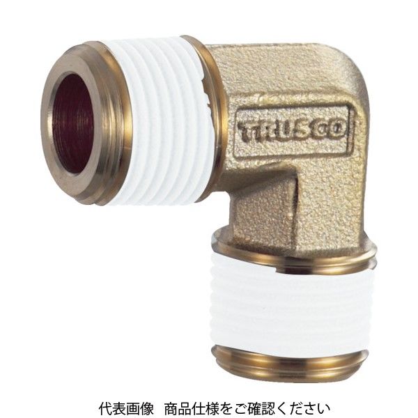 トラスコ中山 TRUSCO ねじ込み継手 エルボ R1/4XR1/4 TN-02L 1個 257-6538（直送品）