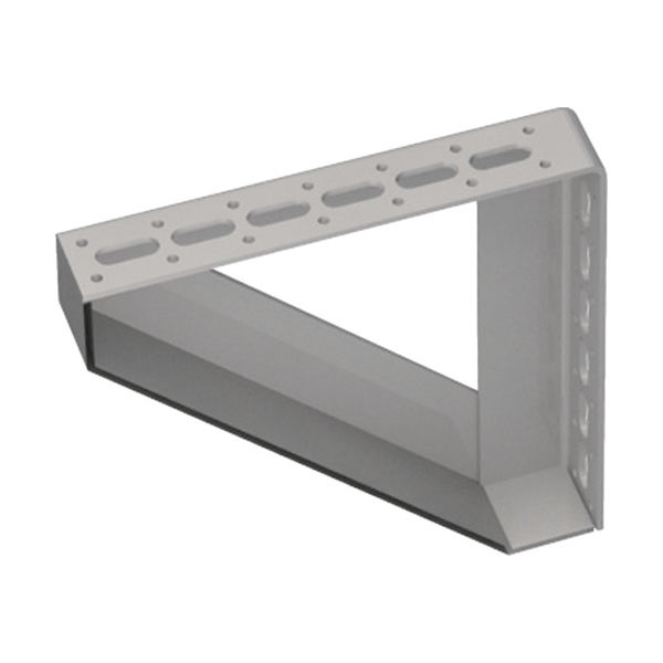 トラスコ中山 TRUSCO 配管支持用対面兼用三角ブラケット スチール 210X210 TKL4-SB210-U 1個 287-2803（直送品）