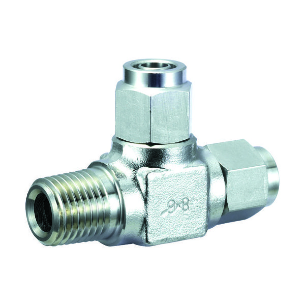 トラスコ中山 TRUSCO SUSメイルランティ 適用チューブ径4X2 ねじR1/8 TS4-01RT 1個 256-1336（直送品）