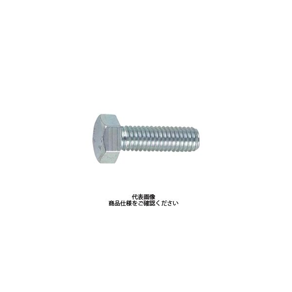 トラスコ中山 TRUSCO 六角ボルト 三価白 全ネジ M10×30 6本入 B722-1030 1パック(6本) 300-4759（直送品）