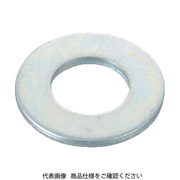 トラスコ中山 TRUSCO 平ワッシャー JIS 三価白 M12 18個入 B726-0012 1パック(18個) 285-8177（直送品）