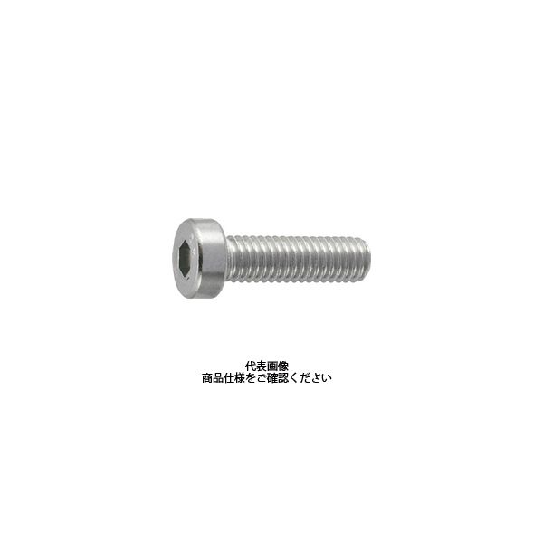 TRUSCO 低頭六角穴付ボルト ステンレス 全ネジ M3×10 14本入 /キャップボルト(CAP) B089-0310（直送品）