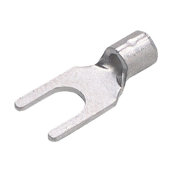 トラスコ中山 TRUSCO 裸圧着端子先開形φ3.2長さ16.0 (50個入) T-1.25Y-3N 1パック(50個) 255-7916（直送品）