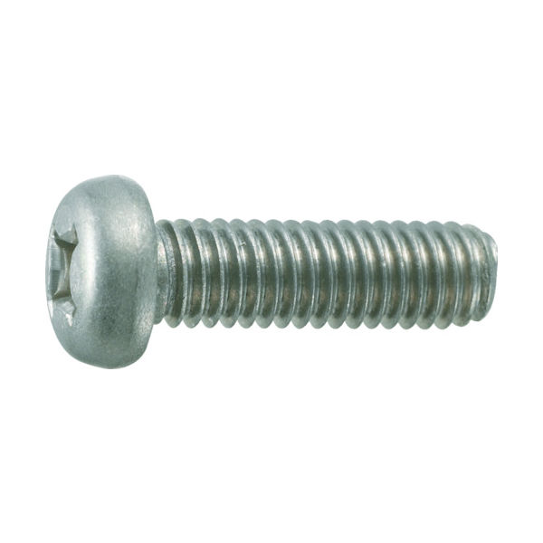 トラスコ中山 TRUSCO ナベ頭小ネジ チタン 全ネジ M3X6 21本入 TB91-0306 1パック(21本) 255-5824（直送品）