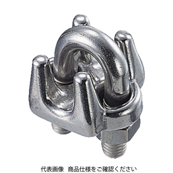 トラスコ中山 TRUSCO ワイヤークリップ ステンレス製 10mm用 (1個入) TWC-10 1袋(1個) 275-0481（直送品）