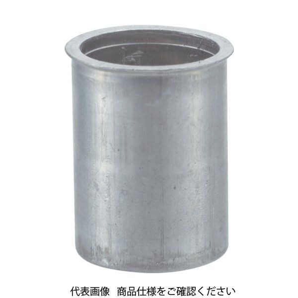 トラスコ中山 TRUSCO クリンプナット薄頭アルミ 板厚1.5 M5X0.8 (28個入) T-BNF-5M15A 1パック(28個)（直送品）