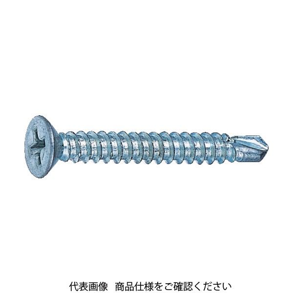 トラスコ中山 TRUSCO ドリルねじサラ 金物・サッシ用 ユニクロ M3.5X19 87本 FJA-19 1パック(87本)（直送品）