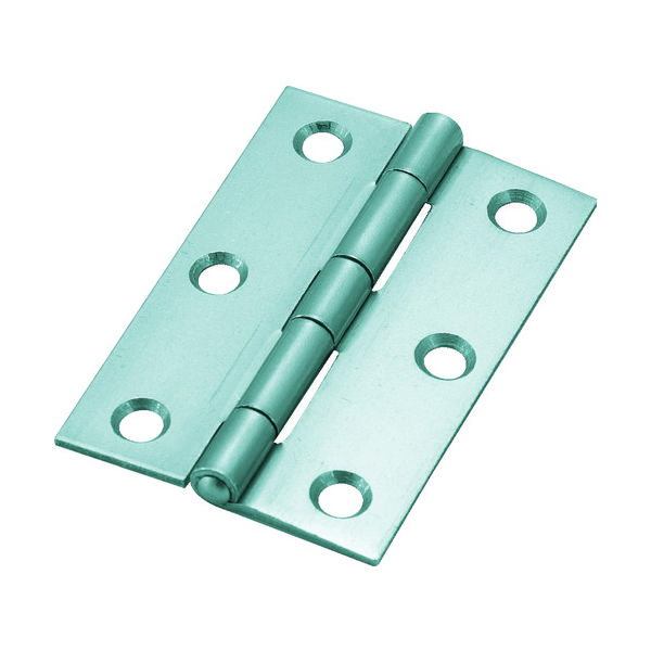 トラスコ中山 TRUSCO スチール製厚口蝶番 三価クロムメッキ仕上げ 全長64mm 10個入 888-64UNCR 1袋(10個)（直送品）