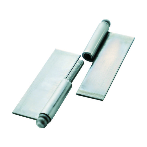 トラスコ中山 TRUSCO スチール製抜き差し蝶番 穴ナシ 右用 (1組(袋)=2個入) 225W-6043R 1組(2個)（直送品）