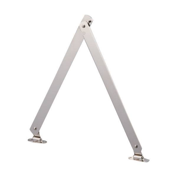 トラスコ中山 TRUSCO スチール製止付き平棒ステー 全長450mm 左用 TS-51-L 1個 302-1912（直送品）