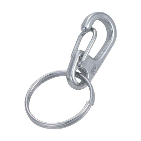 トラスコ中山 TRUSCO ミニクリップ 二重リング付き ステンレス製 #0 2個入 TMPW-0 1袋(2個) 300-8746（直送品）