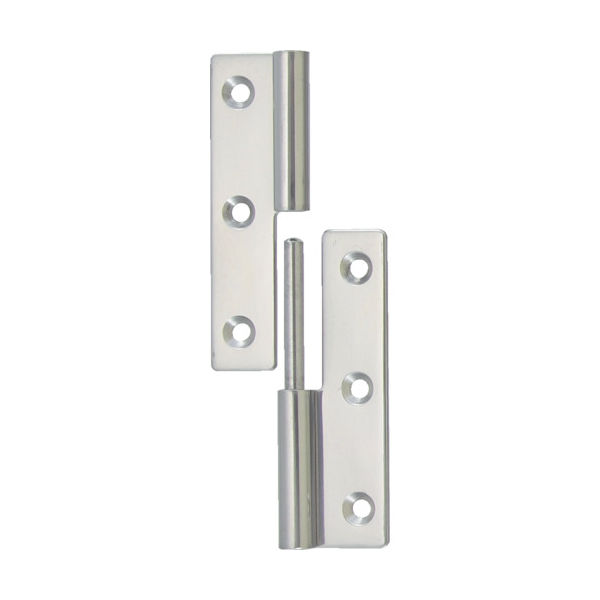 トラスコ中山 TRUSCO 【売切廃番】ステンレス製抜き差し蝶番 左用 全長50mm TKN-50CL 1組(1個) 279-5949（直送品）