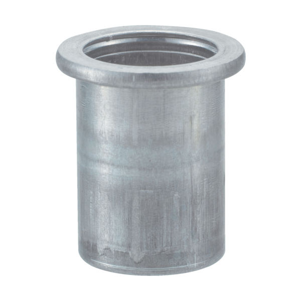 トラスコ中山 TRUSCO クリンプナット平頭アルミ 板厚2.5 M4X0.7 (34個入) T-BN-4M25A 1パック(34個)（直送品）