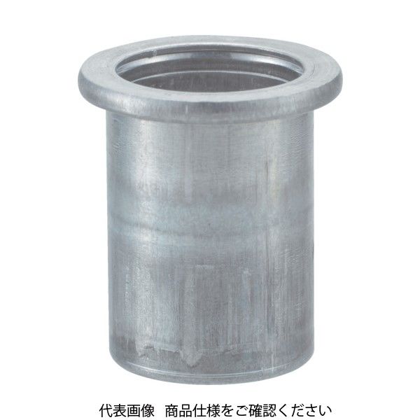 トラスコ中山 TRUSCO クリンプナット平頭アルミ 板厚3.5 M4X0.7 33個入 T-BN-4M35A 1パック(33個)（直送品）