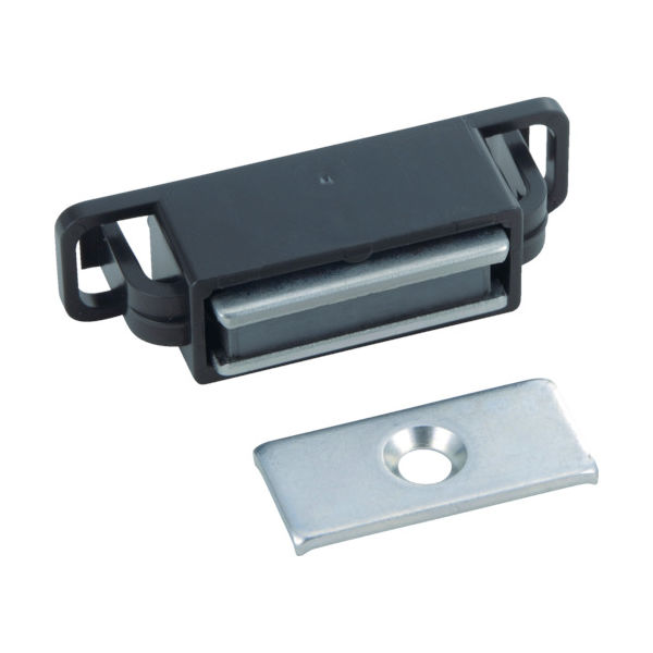 トラスコ中山 TRUSCO マグネットキャッチワンタッチ POM製 TSM-136-BK 1個 300-5208（直送品）