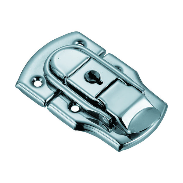 トラスコ中山 TRUSCO パッチン錠 鍵付タイプ・スチール製 (2個入) L-12 1パック(2個) 232-9158（直送品）