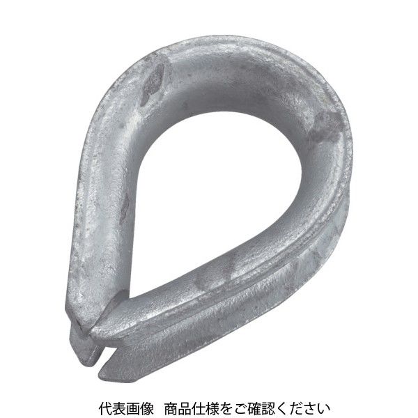 トラスコ中山 TRUSCO シンブル スチール製 溶融亜鉛メッキ 10mm用 TSP-010 1個 275-7575（直送品）