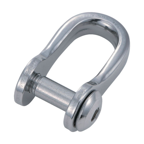 トラスコ中山 TRUSCO 沈み半丸シャックル ステンレス製 6mm 2個入 TSHS-6 1袋(2個) 300-8801（直送品）